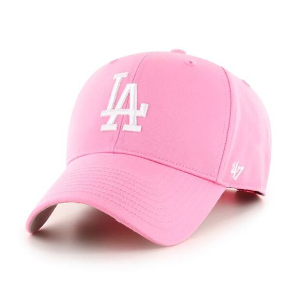 47brand sapca Mlb Los Angeles Dodgers culoarea roz