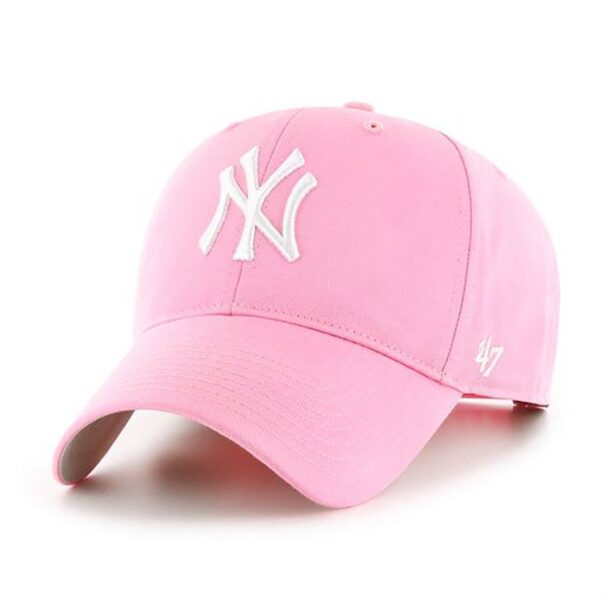 47brand sapca Mlb New York Yankees culoarea roz