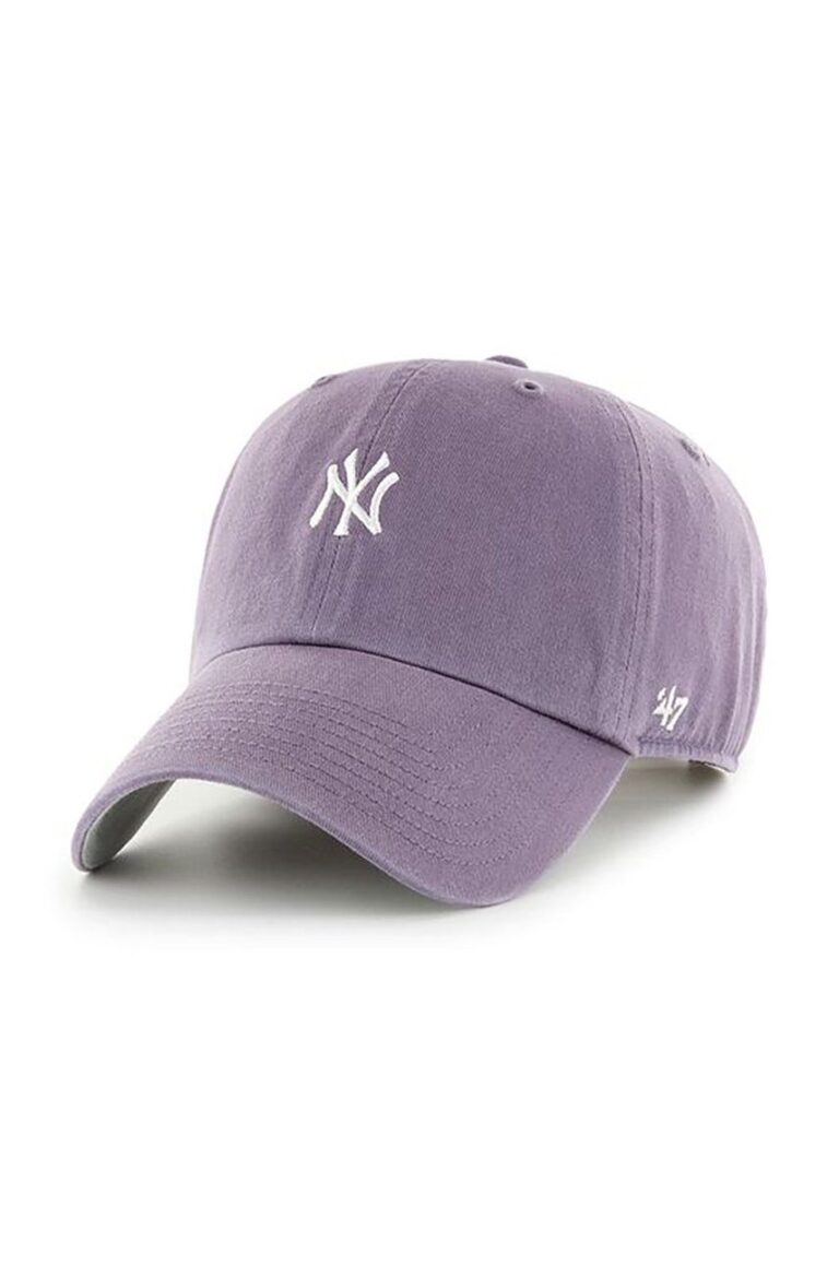 47brand sapca Mlb New York Yankees culoarea violet