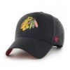 47brand șapcă NHL Chicago Blackhawks culoarea negru