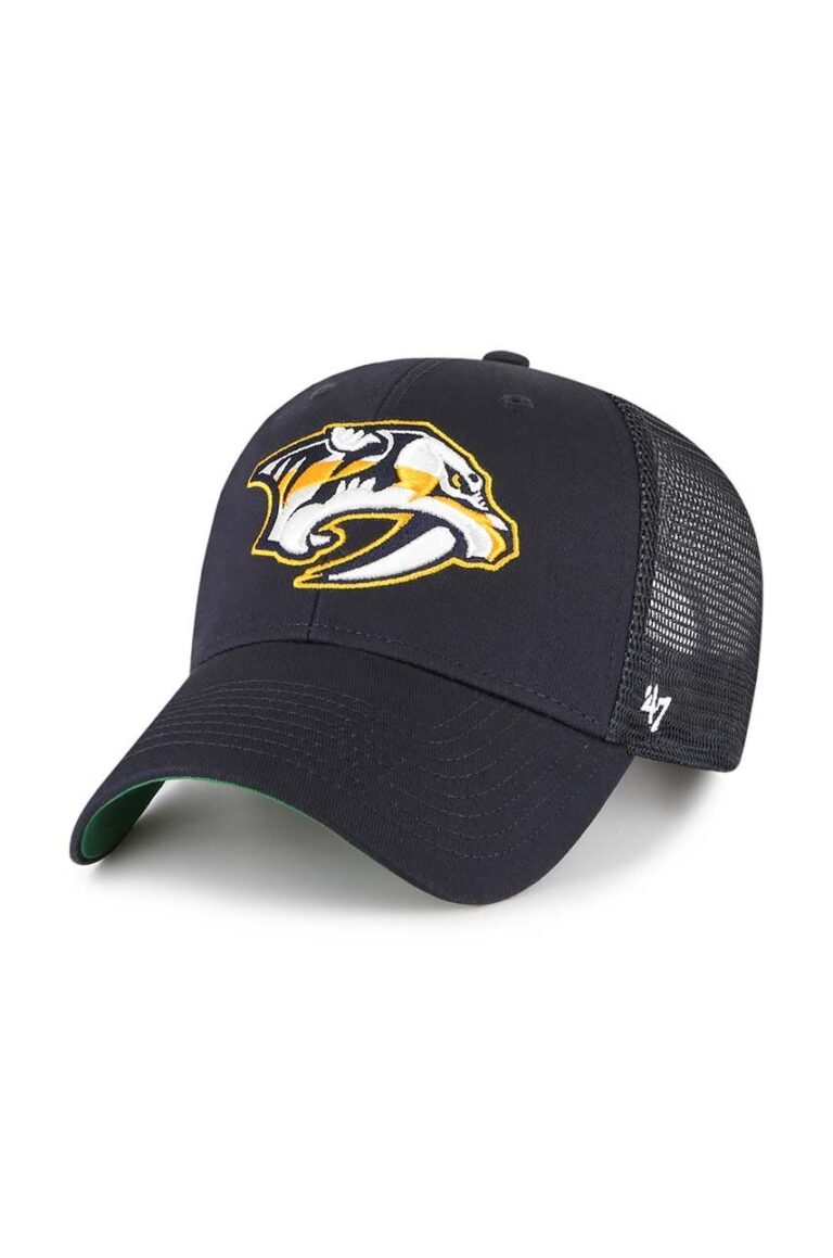 47brand șapcă NHL Nashville Predators culoarea bleumarin