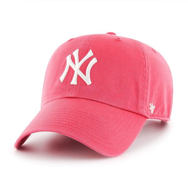 47brand șapcă New York Yankees culoarea roz