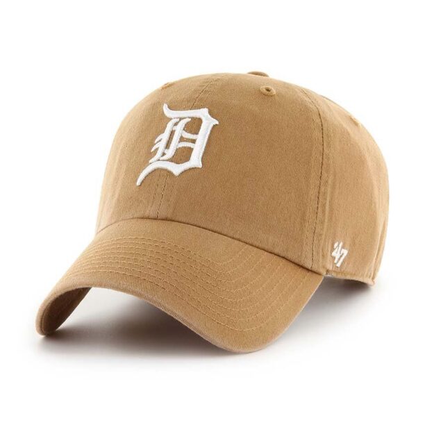 47brand șapcă de baseball din bumbac MLB Detroit Tigers culoarea maro