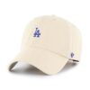 47brand șapcă de baseball din bumbac MLB Los Angeles Dodgers culoarea bej