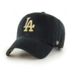 47brand șapcă de baseball din bumbac MLB Los Angeles Dodgers culoarea negru