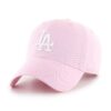 47brand șapcă de baseball din bumbac MLB Los Angeles Dodgers culoarea roz