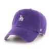 47brand șapcă de baseball din bumbac MLB Los Angeles Dodgers culoarea violet