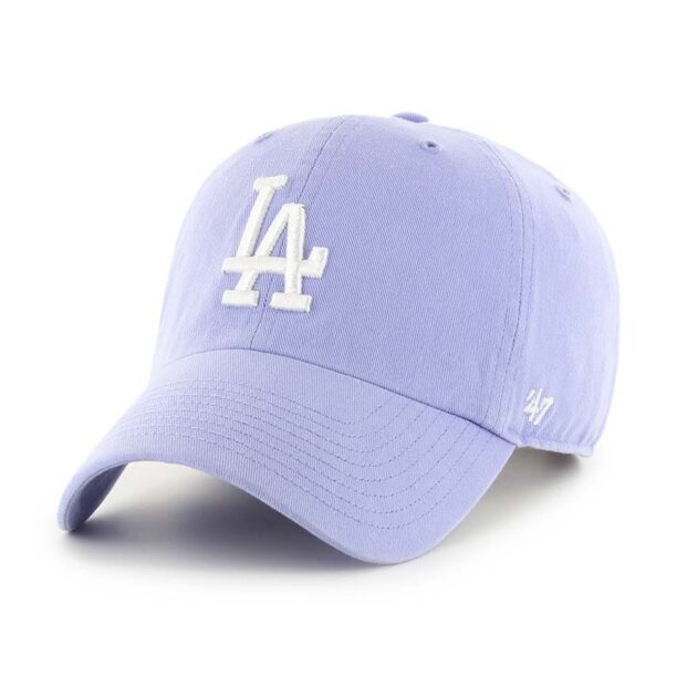 47brand șapcă de baseball din bumbac MLB Los Angeles Dodgers culoarea violet