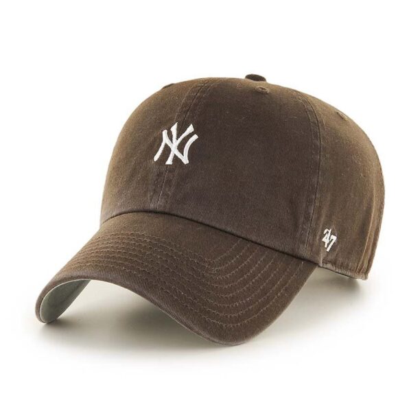 47brand șapcă de baseball din bumbac MLB New York Yankees culoarea maro