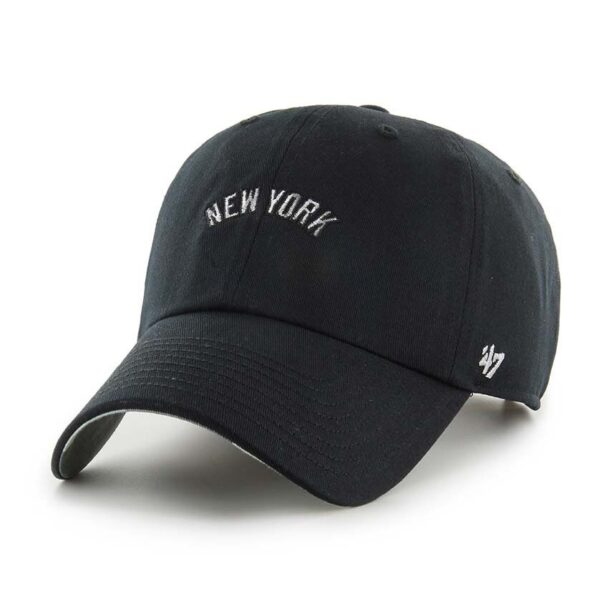 47brand șapcă de baseball din bumbac MLB New York Yankees culoarea negru