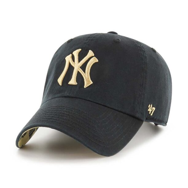 47brand șapcă de baseball din bumbac MLB New York Yankees culoarea negru