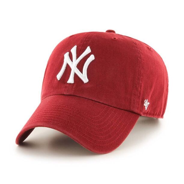 47brand șapcă de baseball din bumbac MLB New York Yankees culoarea roșu