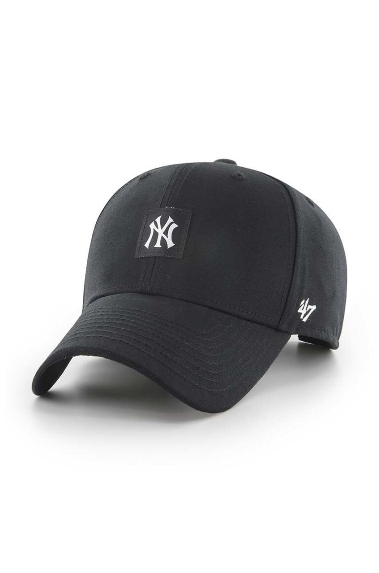 47brand șapcă de baseball din bumbac Mlb New York Yankees culoarea negru