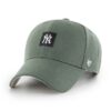 47brand șapcă de baseball din bumbac Mlb New York Yankees culoarea verde