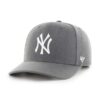 47brand șapcă din amestec de lână MLB New York Yankees culoarea gri