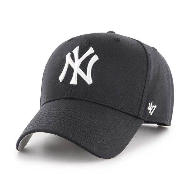 47brand șapcă din amestec de lână MLB New York Yankees culoarea negru