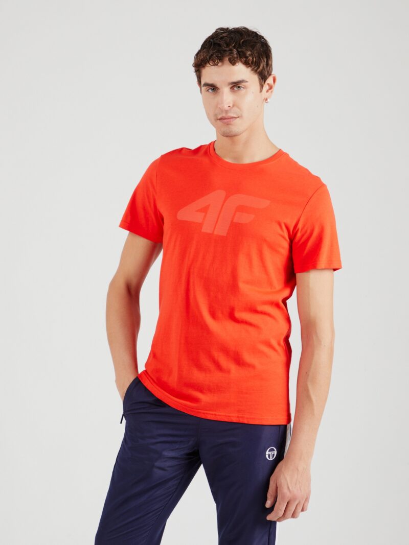 4F Tricou funcțional  roșu orange / roșu deschis