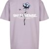 9N1M SENSE Tricou 'Flower'  albastru / lila / alb