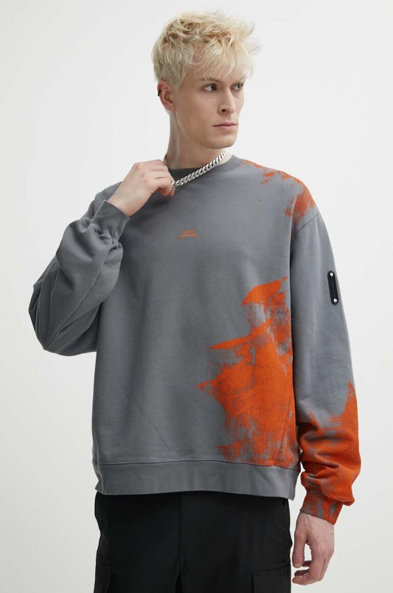 A-COLD-WALL* hanorac de bumbac Brushstroke Crewneck barbati