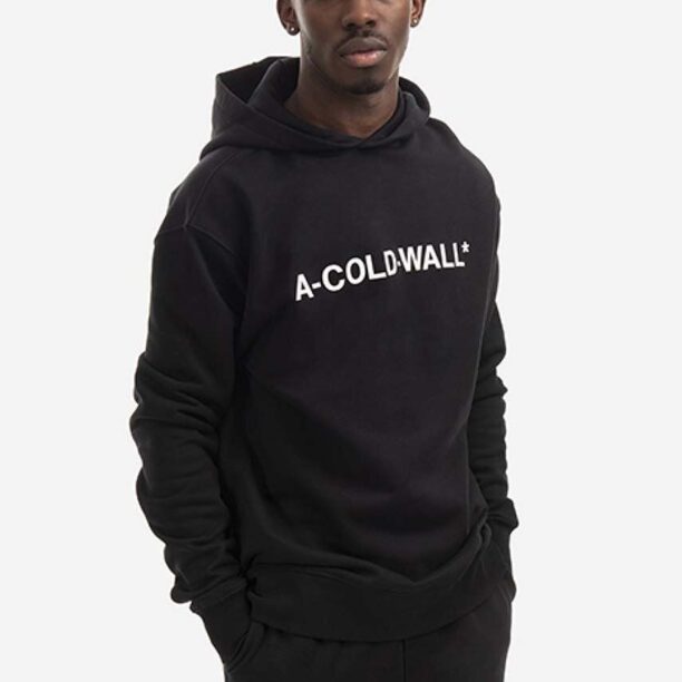 A-COLD-WALL* hanorac de bumbac Essential Logo Hoodie bărbați