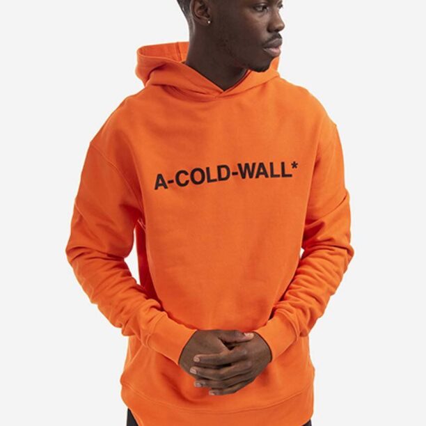 A-COLD-WALL* hanorac de bumbac Essential Logo Hoodie bărbați