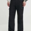 A-COLD-WALL* pantaloni de bumbac Static Zip Pant culoarea negru