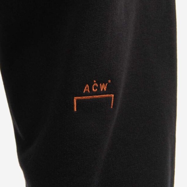 A-COLD-WALL* pantaloni de trening din bumbac Collage culoarea negru ACWMB097.-MIDGREY preţ