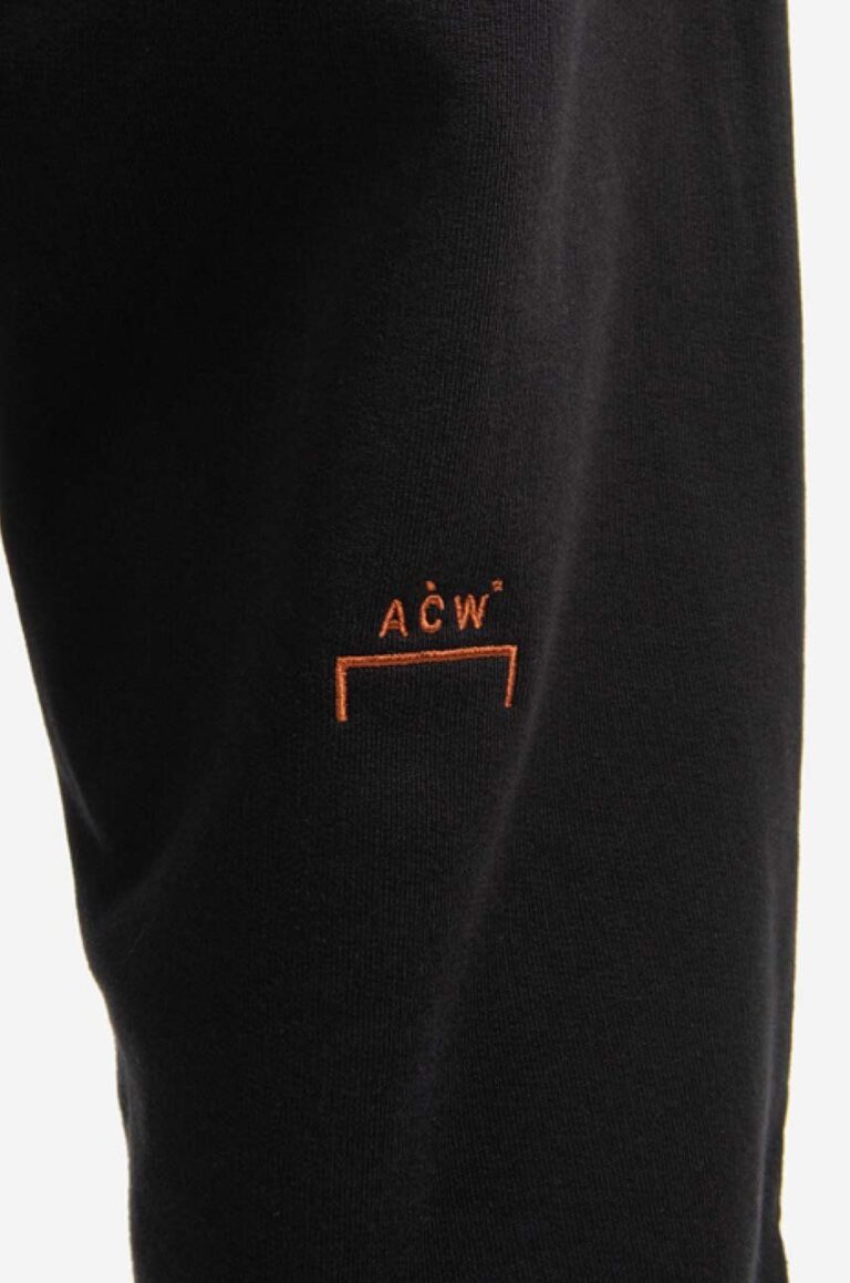 A-COLD-WALL* pantaloni de trening din bumbac Collage culoarea negru ACWMB097.-MIDGREY preţ