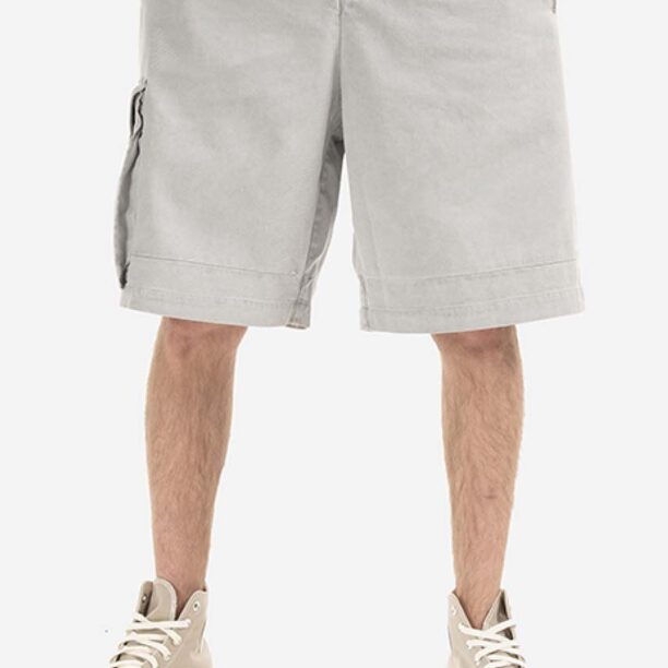 A-COLD-WALL* pantaloni scurți din bumbac Density Shorts culoarea gri ACWMB108.-LIGHTGREY