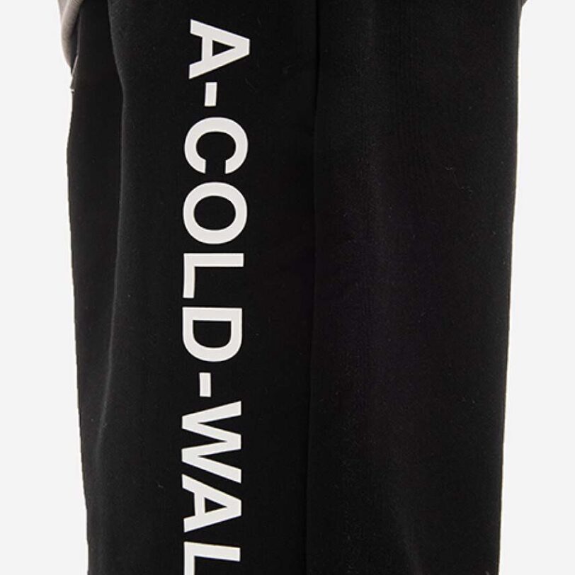 A-COLD-WALL* pantaloni scurți din bumbac Essential Logo culoarea negru ACWMB118-SLATE.GREY preţ
