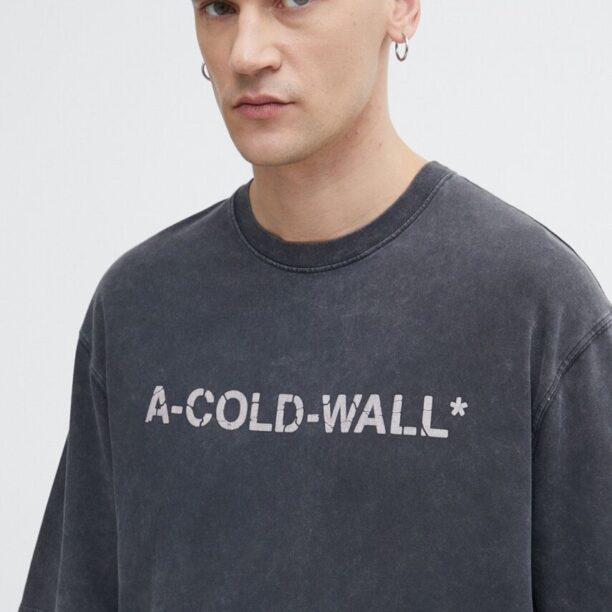 A-COLD-WALL* tricou din bumbac Overdye Logo T-Shirt barbati