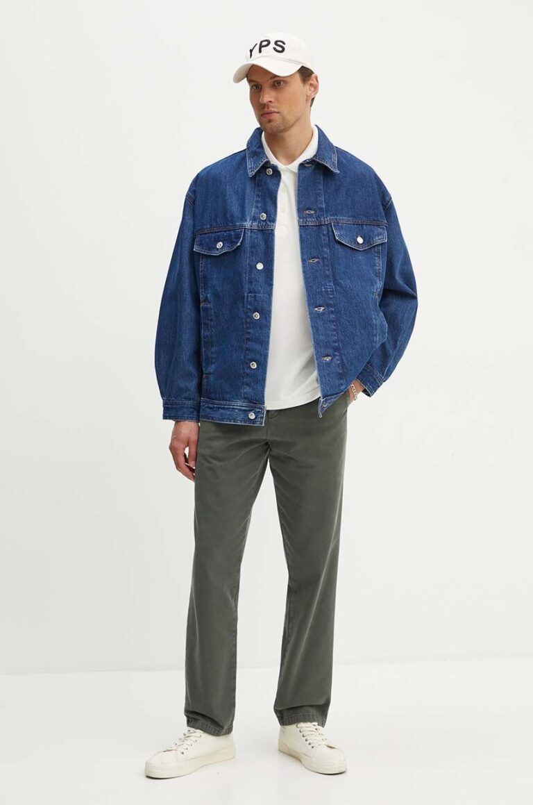 A.P.C. geaca jeans blouson elvis barbati