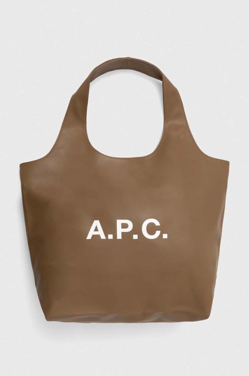 A.P.C. geanta Ninon culoarea negru preţ