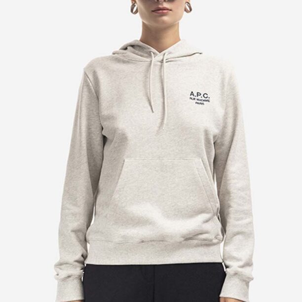 A.P.C. hanorac de bumbac Hoodie Manuela femei