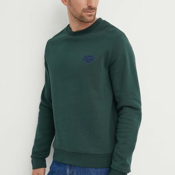 A.P.C. hanorac de bumbac Sweat Rider bărbați