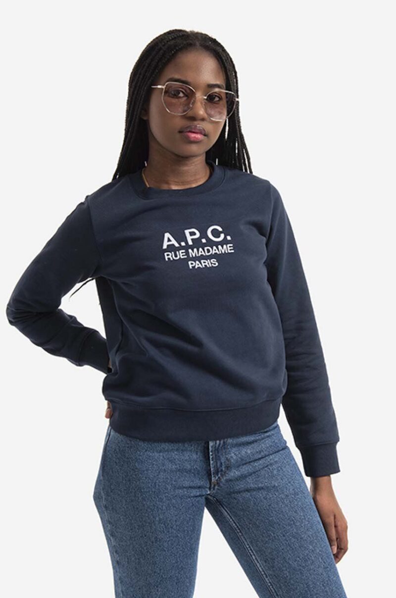 A.P.C. hanorac de bumbac Sweat Tina femei