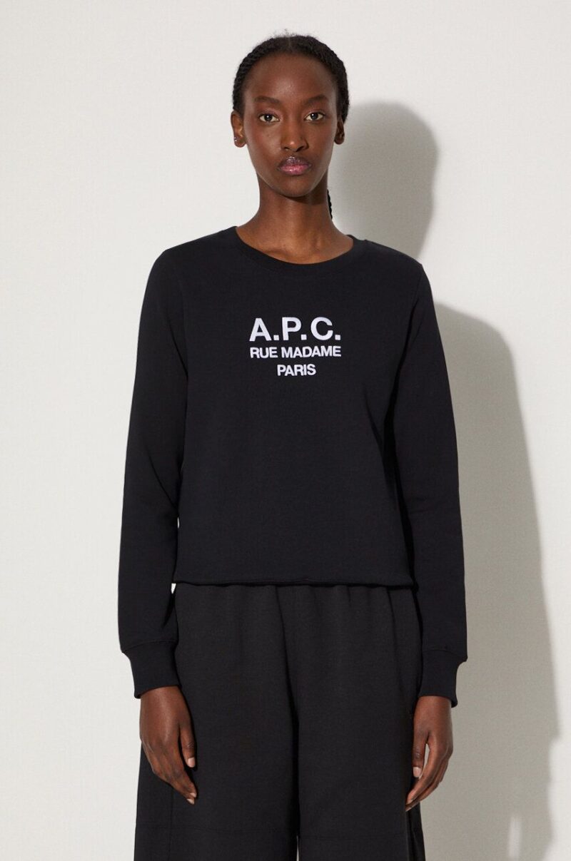 A.P.C. hanorac de bumbac Sweat Tina femei