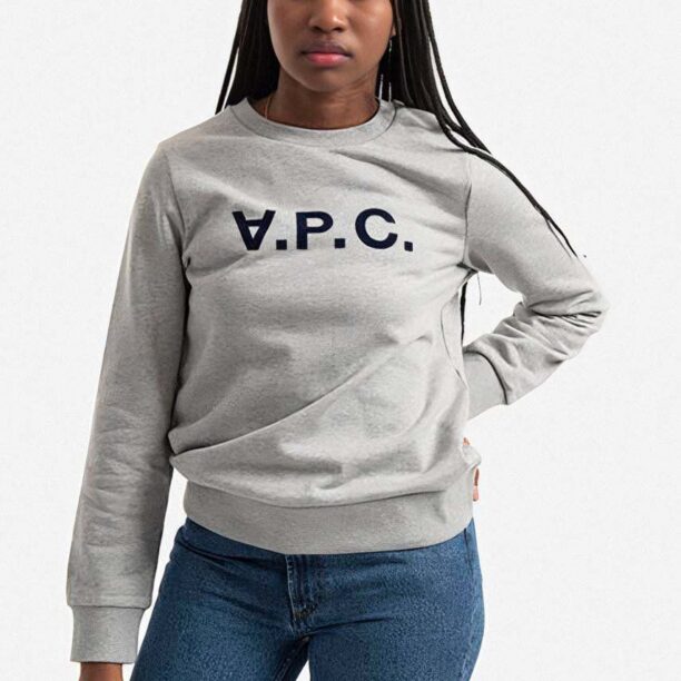 A.P.C. hanorac de bumbac Sweat Viva femei