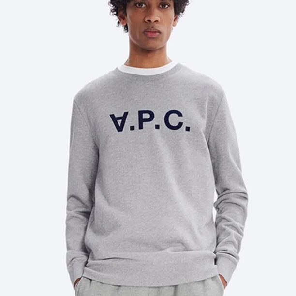 A.P.C. hanorac de bumbac Sweat Vpc bărbați