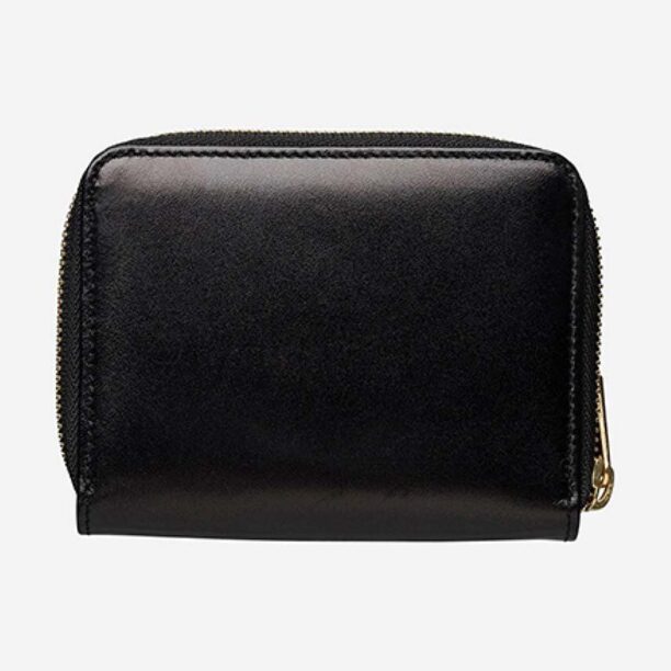 A.P.C. portofel de piele culoarea negru PXAWV.F63029-BLACK preţ