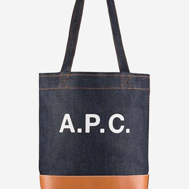 A.P.C. poșetă culoarea bleumarin CODDP.M61568-CARAMEL