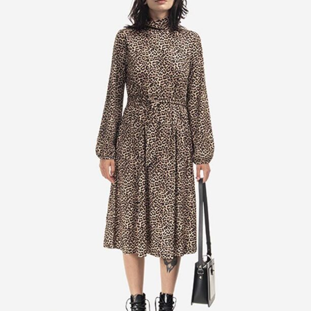 A.P.C. rochie culoarea maro