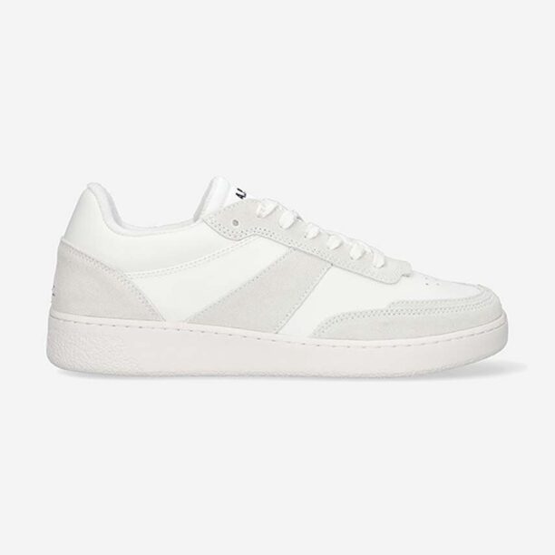 A.P.C. sneakers din piele Plain culoarea alb PUAAW.M56112-WHITE