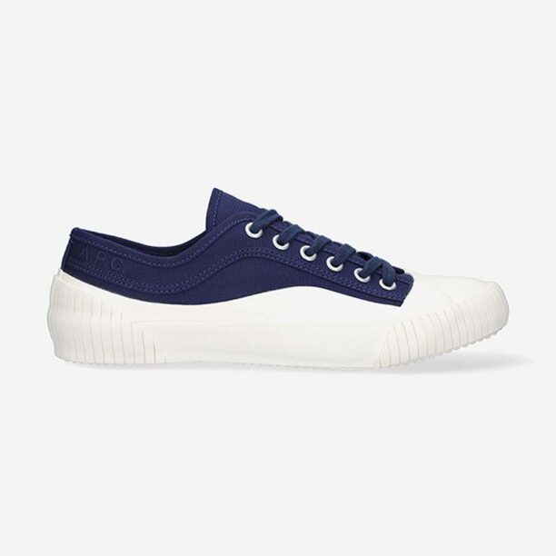 A.P.C. teniși Iggy Basse culoarea bleumarin COEYS.M56106-WHITE