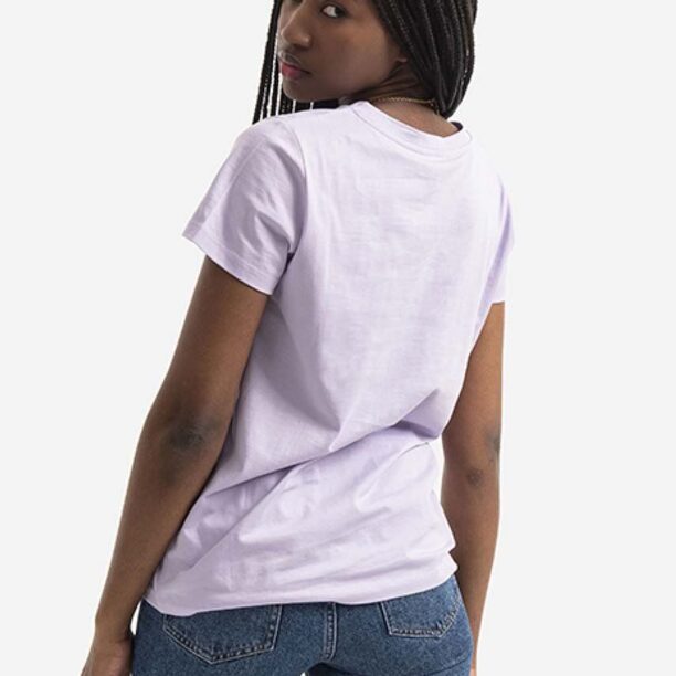 A.P.C. tricou din bumbac Item F culoarea violet COEOP.F26012-WHITE preţ