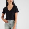 ABOUT YOU Tricou 'Charlotte'  negru