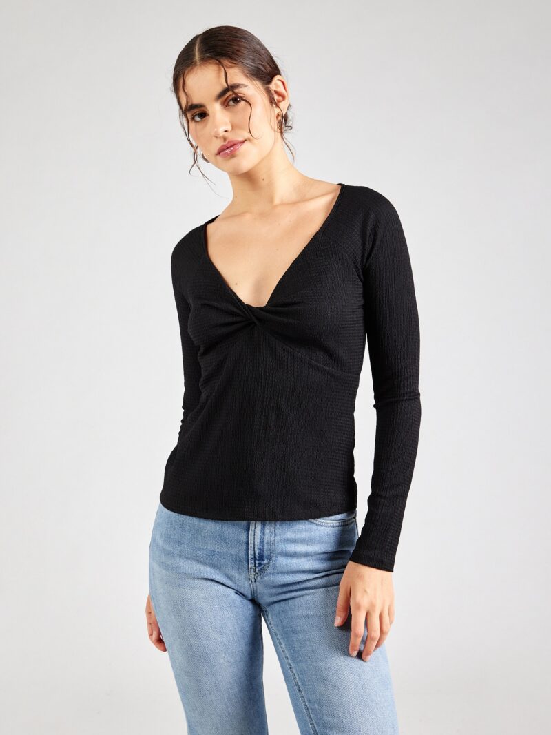 ABOUT YOU Tricou 'Perle'  negru