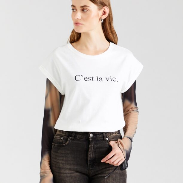 ABOUT YOU Tricou 'Valeria'  alb