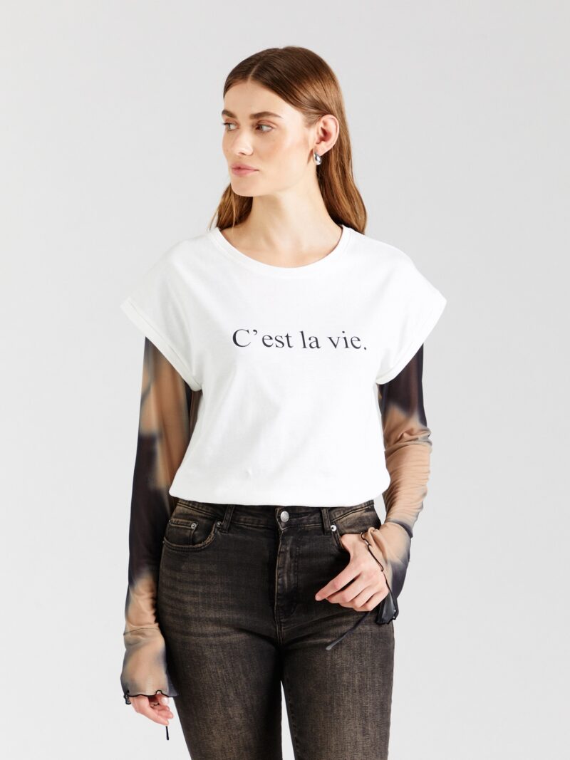 ABOUT YOU Tricou 'Valeria'  alb