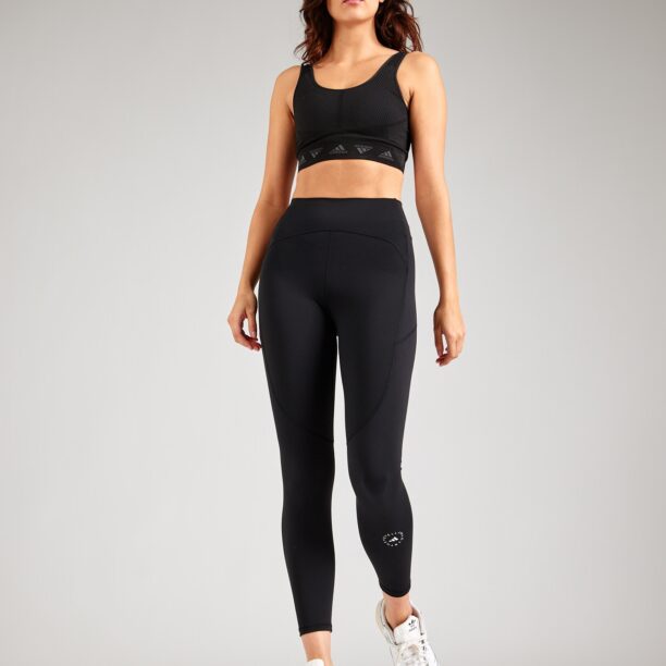 Cumpăra ADIDAS BY STELLA MCCARTNEY Pantaloni sport 'TrueStrength'  negru / alb